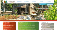Desktop Screenshot of cityofmauldin.org
